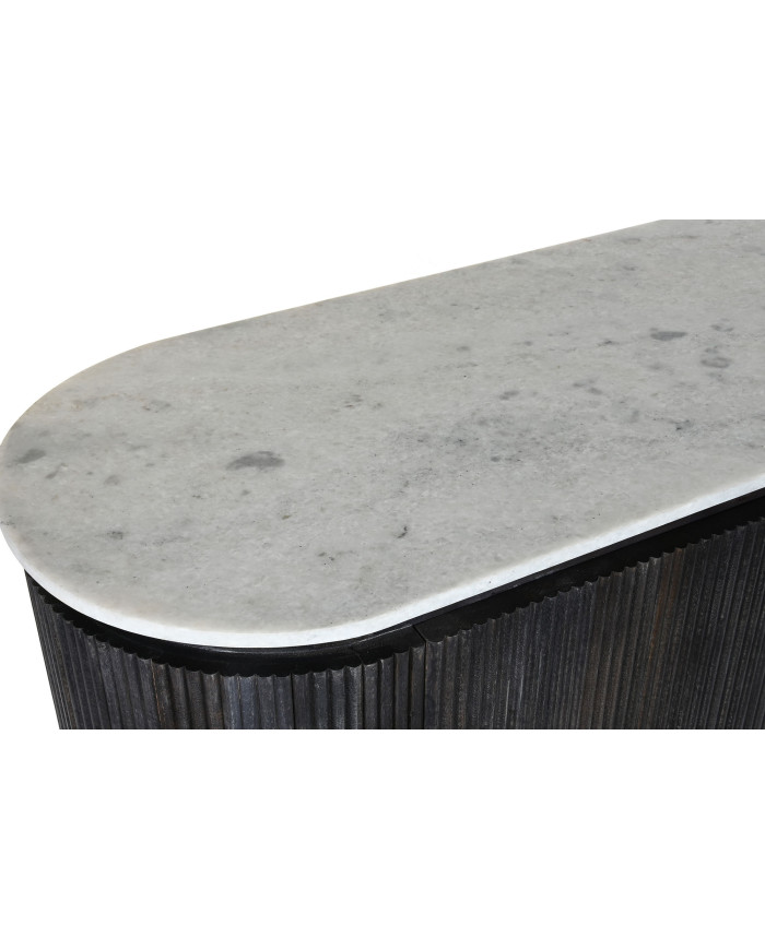BUFFET MANGO MARMOL 160X45X75 NEGRO