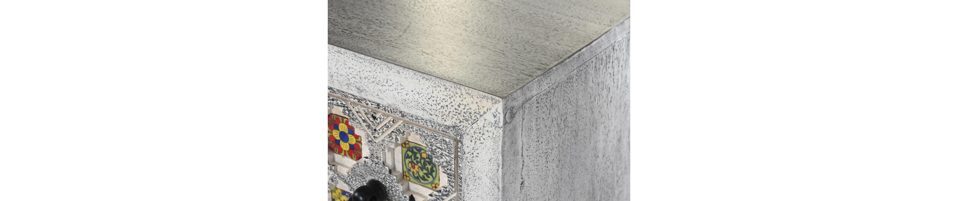 COMODA MANGO CERAMICA 80X38X80 BEIGE