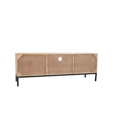 MUEBLE TV MANGO METAL 140X40X50 HOJA BLANCO