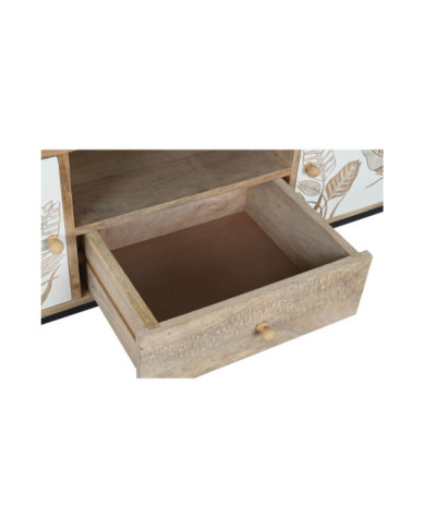 MUEBLE TV MANGO METAL 140X40X50 HOJA BLANCO