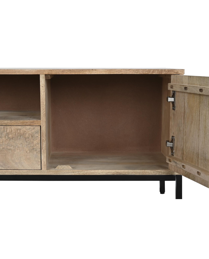 MUEBLE TV MANGO METAL 140X40X50 HOJA BLANCO