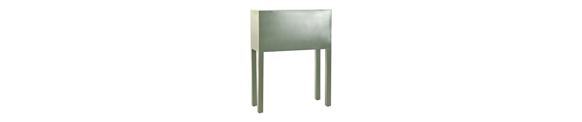 CONSOLA ABETO MDF 63X28X83 ORIENTAL VERDE