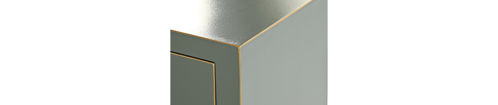 CONSOLA ABETO MDF 63X28X83 ORIENTAL VERDE