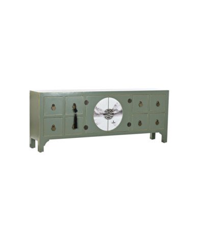 MUEBLE TV ABETO MDF 130X26X51 ORIENTAL VERDE