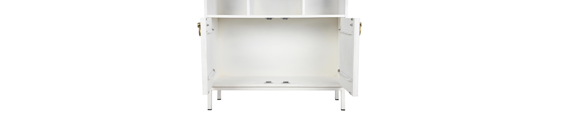 ESTANTERIA MANGO METAL 90X40X180 BLANCO