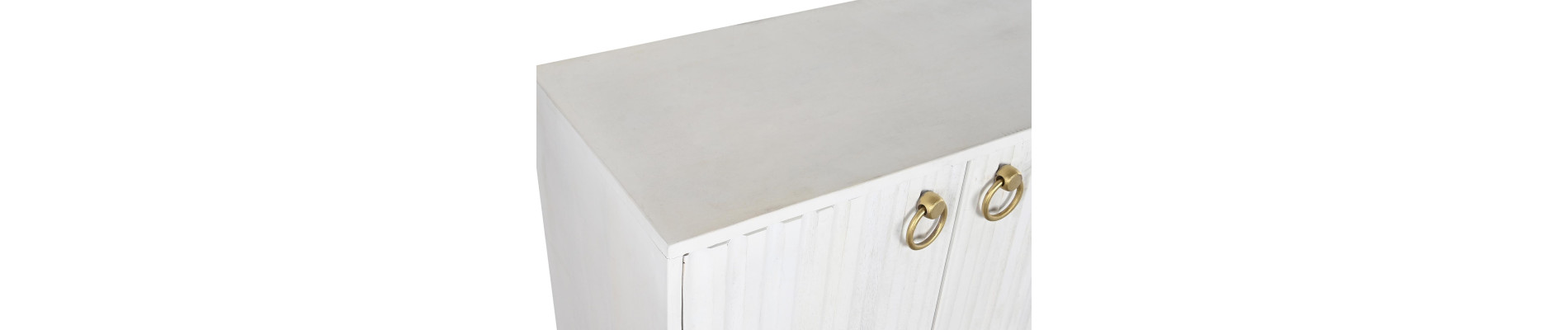 BUFFET MANGO METAL 152X40X77 BLANCO