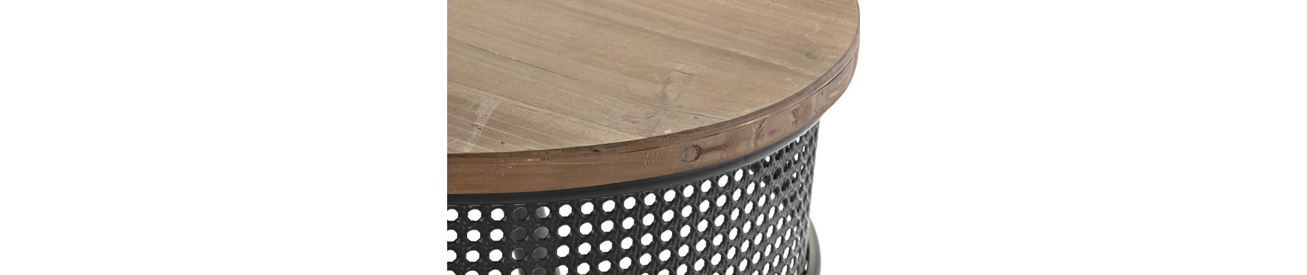 CONSOLA ABETO METAL 120X65X77 NEGRO