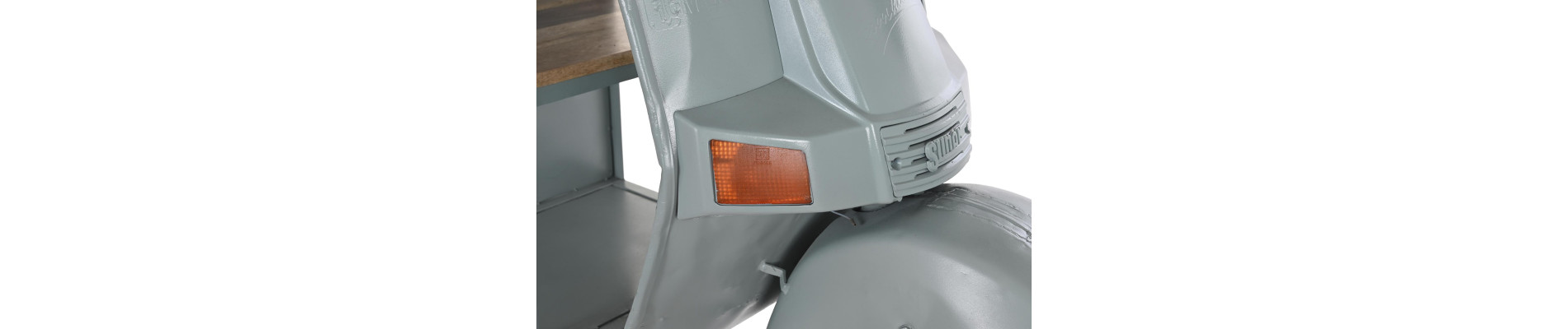 MESA HIERRO MANGO 116X72X110 MOTO DESGASTADO