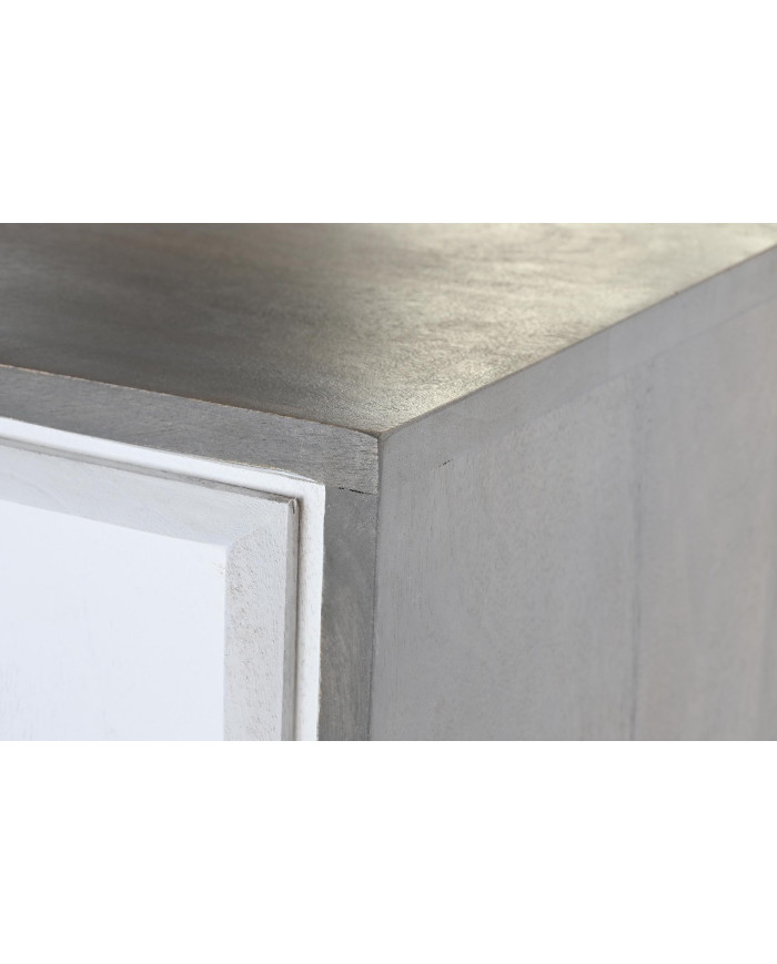 APARADOR MANGO LATON 93X41X114 ROMBO BLANCO