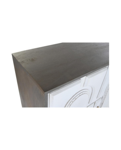 APARADOR MANGO LATON 93X41X114 ROMBO BLANCO