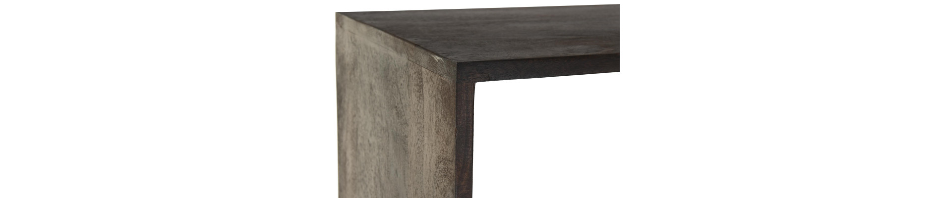 ESTANTERIA MANGO METAL 90X35X200 MARRON OSCURO