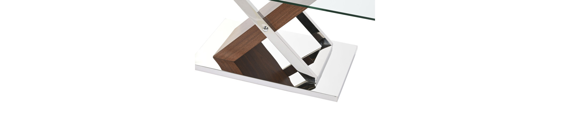 MESA CENTRO ACERO MDF 120X60X42 SIMIL MADERA