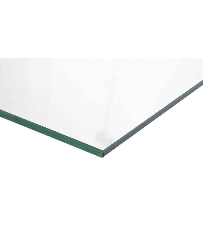 CONSOLA ACERO CRISTAL 120X40X75 TRANSPARENTE