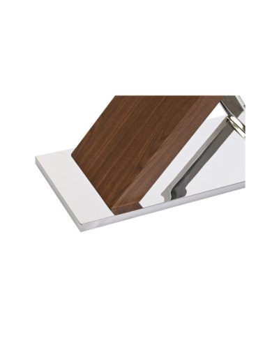CONSOLA ACERO CRISTAL 120X40X75 TRANSPARENTE