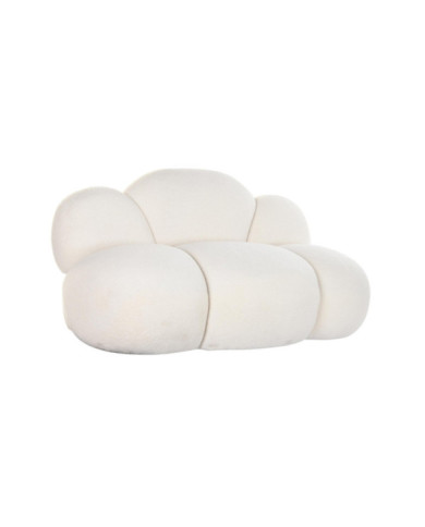 SOFA POLIESTER 149X76X77 NUBE BORREGUITO BLANCO