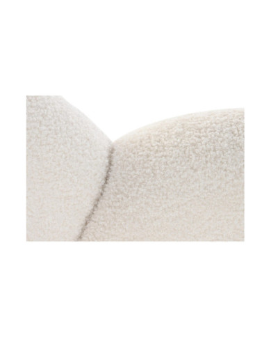 SOFA POLIESTER 149X76X77 NUBE BORREGUITO BLANCO