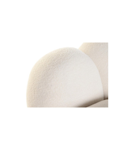 SOFA POLIESTER 149X76X77 NUBE BORREGUITO BLANCO