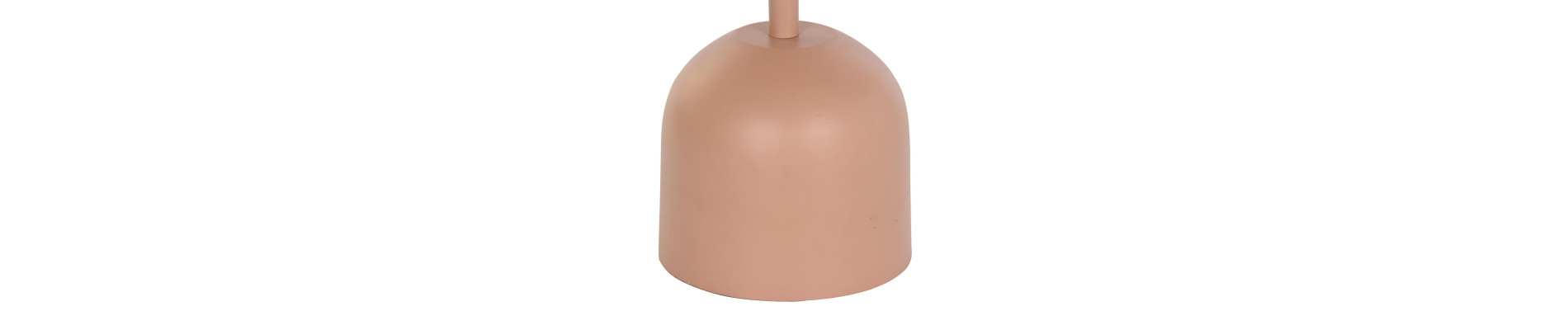 MESITA AUXILIAR METAL 46X46X54 TERRACOTA
