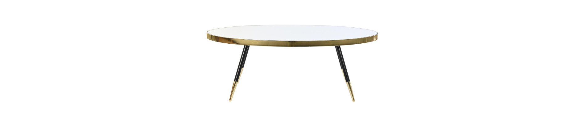 MESA CENTRO ACERO ESPEJO 110X50X41,5 DORADO