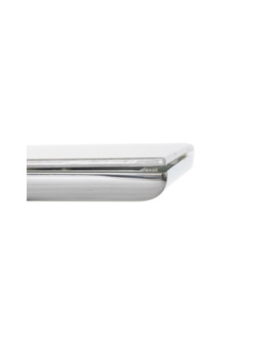 MESA CENTRO ACERO CRISTAL 120X60X40 SIMIL MARMOL