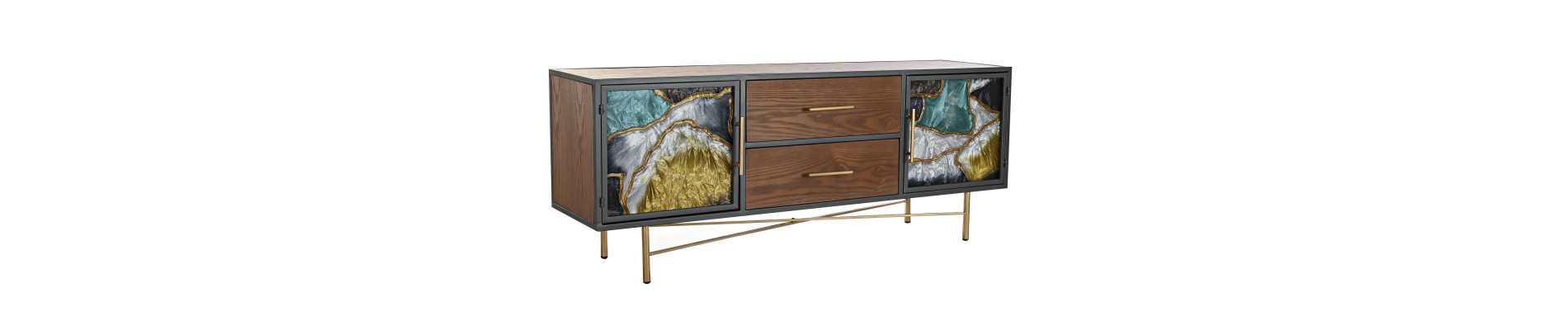 MUEBLE TV ABETO MDF 120X40X47 MARRON