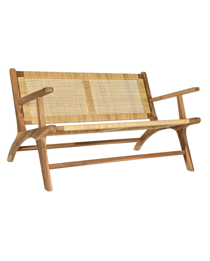 BANCO TECA RATAN 120X76X68 MARRON