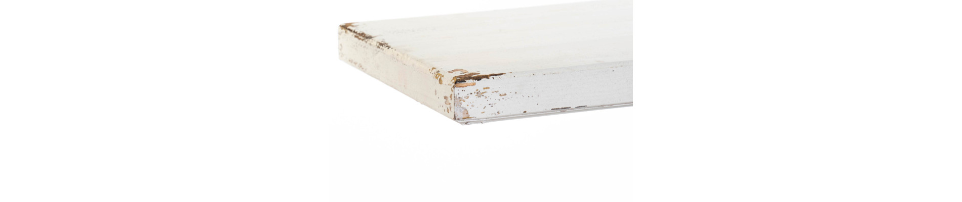 CONSOLA MADERA 120X34X85 ALAS ENVEJECIDO BLANCO