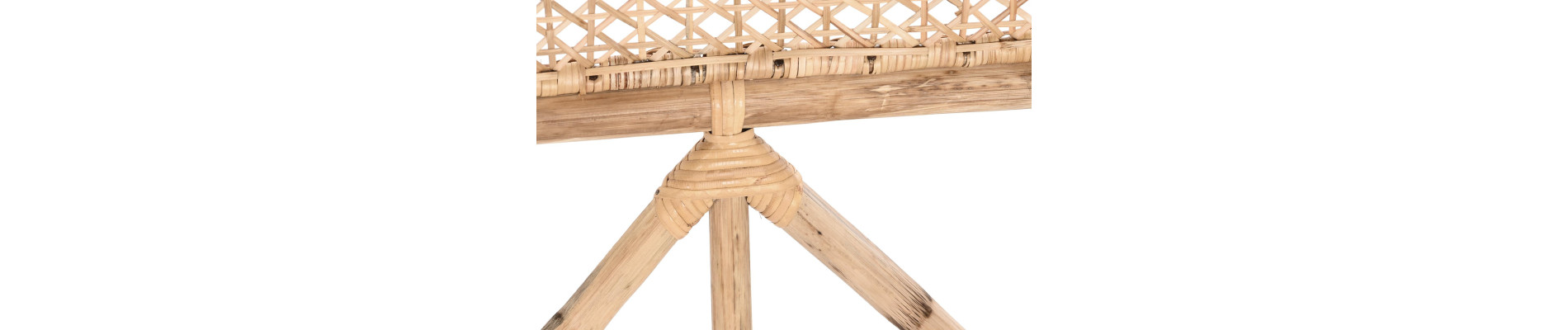 CABECERO CAMA RATAN 178X4X128 NATURAL NATURAL