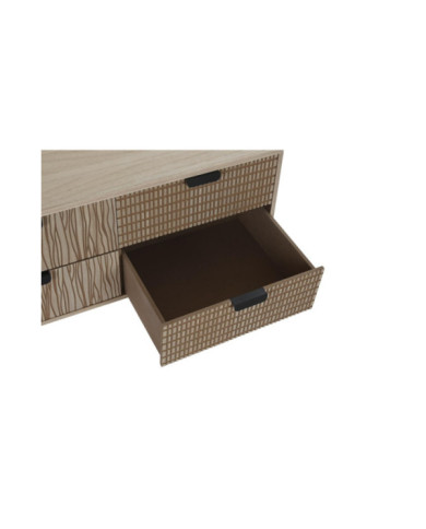 MUEBLE TV ABETO MDF 120X40X47 MARRON