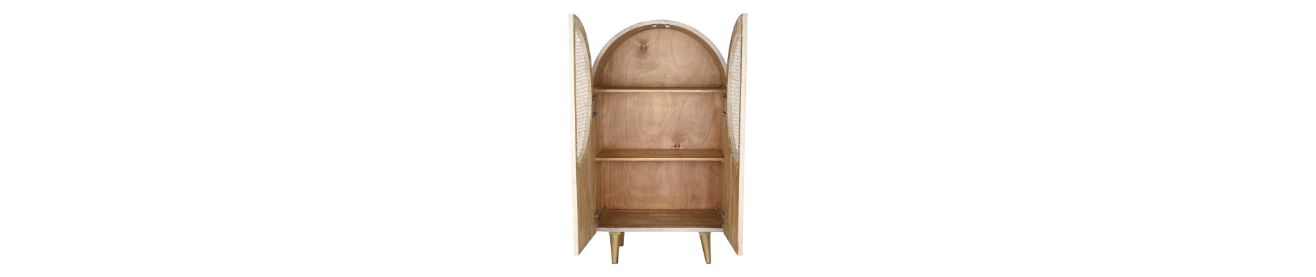APARADOR MANGO RATAN 80X45X140 NATURAL