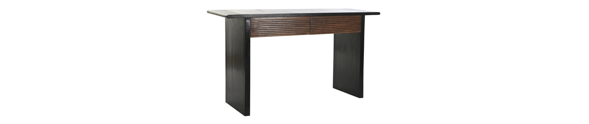 CONSOLA ACACIA 140X40X76 MARRON OSCURO