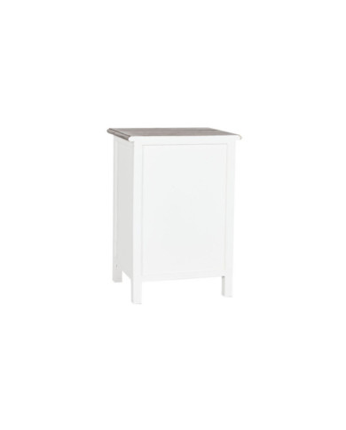 MESITA DE NOCHE PAULOWNIA 47X36X67 BLANCO