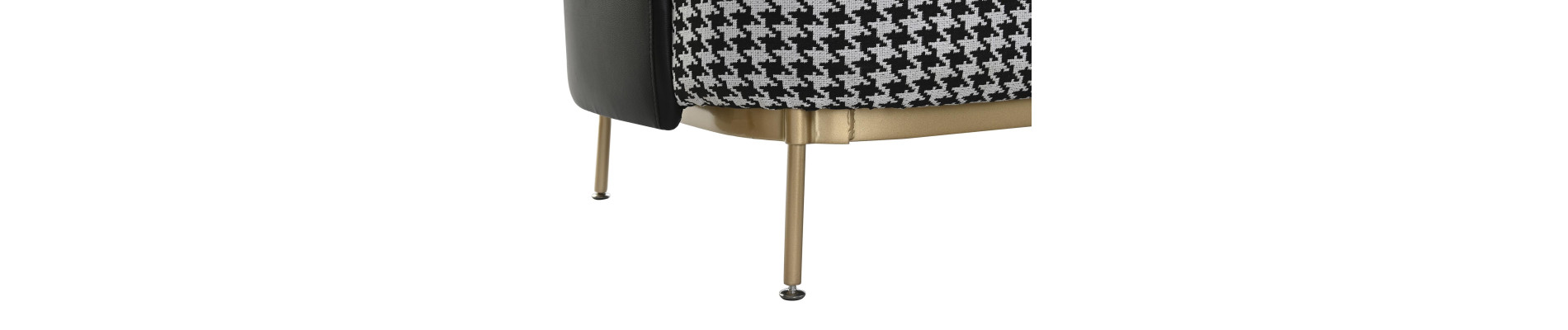 SOFA POLIESTER METAL 130X80X80 PATA DE GALLO