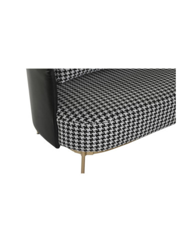 SOFA POLIESTER METAL 130X80X80 PATA DE GALLO