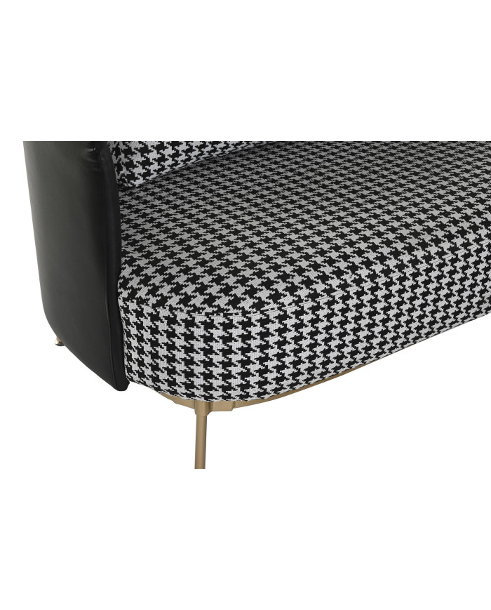 SOFA POLIESTER METAL 130X80X80 PATA DE GALLO