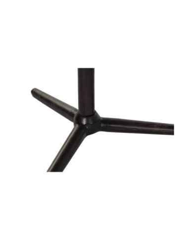 MESITA AUXILIAR SET 2 ALUMINIO 40X40X61 NEGRO