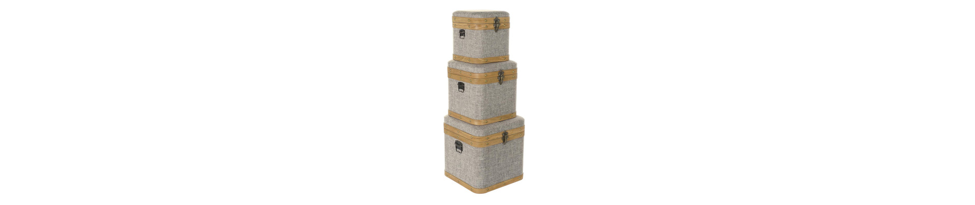 CAJA SET 2 MADERA 20X14,5X7,5 MARINO AZUL CELESTE