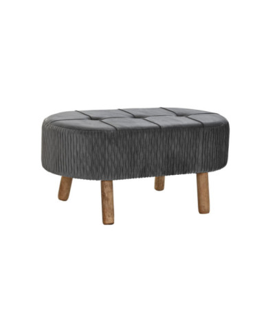 DESCALZADORA VELVET MADERA 80X46X38 TERCIOPELO