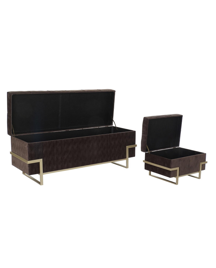 DESCALZADORA SET 3 VELVET METAL 120X42X48