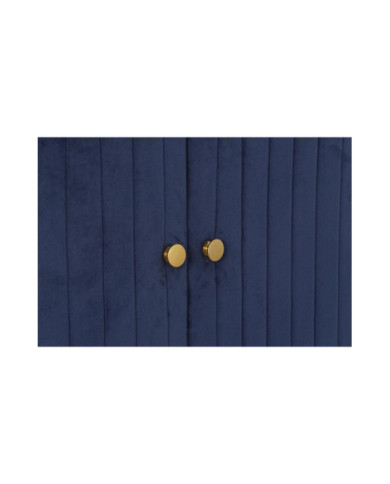 BUFFET VELVET MARMOL 120X48X85 TERCIOPELO AZUL