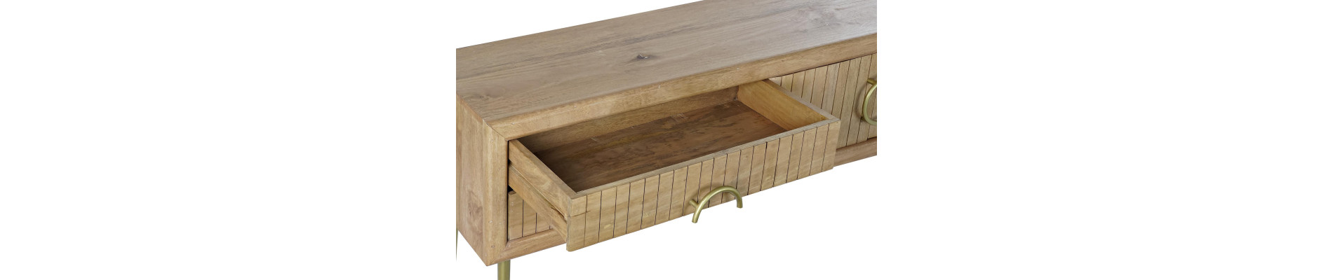 MUEBLE TV MANGO 147X40X60 MARRON