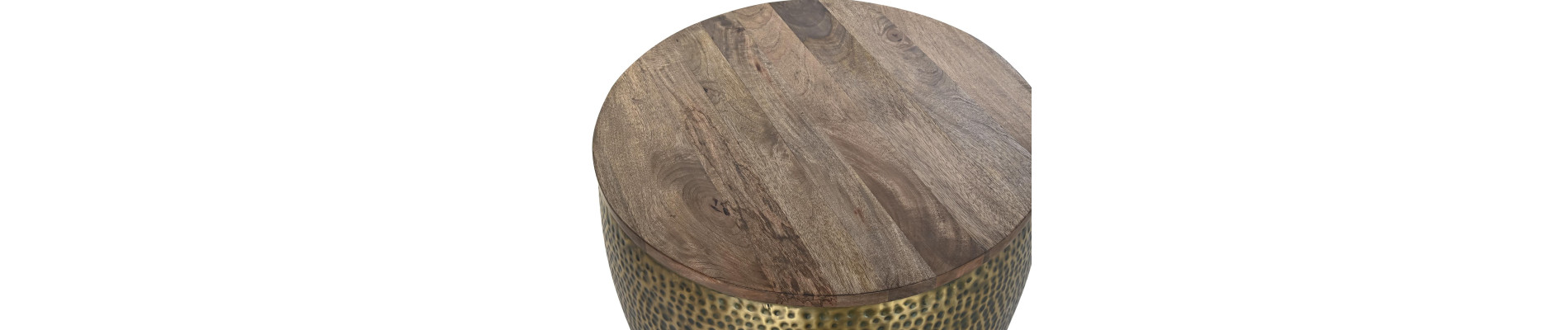 MESA CENTRO METAL MANGO 74X74X44 DORADO