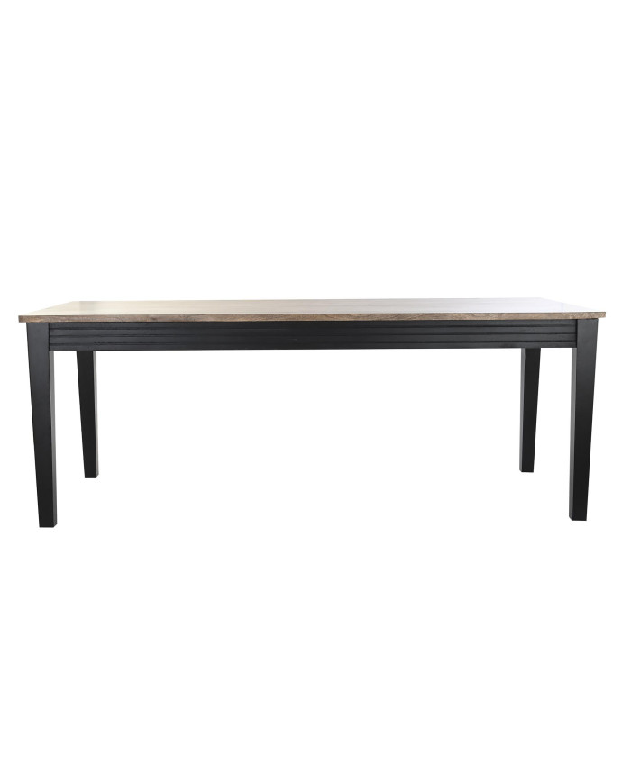 MESA COMEDOR MANGO METAL 200X90X75 NEGRO