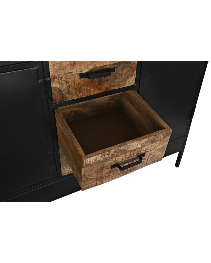 BUFFET MANGO METAL 160X40X90 MARRON