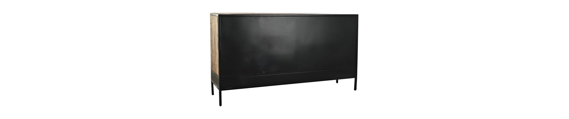 BUFFET MANGO METAL 160X40X90 MARRON