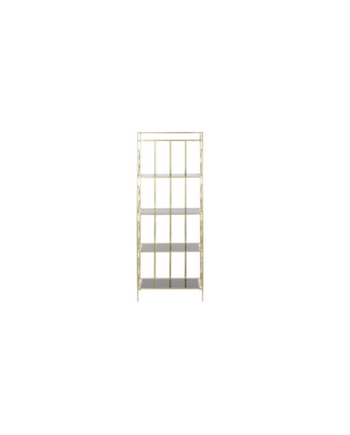 ESTANTERIA METAL CRISTAL 60X32X161,5 HOJA MATE