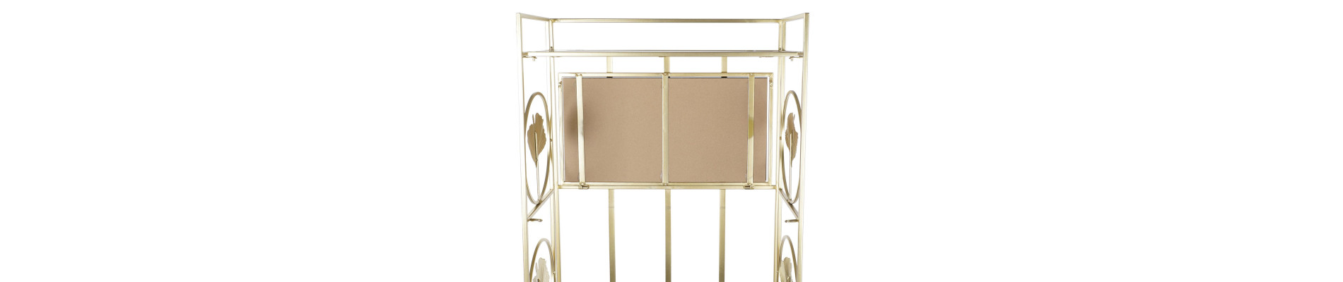 ESTANTERIA METAL CRISTAL 60X32X161,5 HOJA MATE