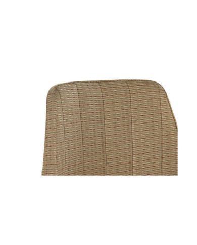 TABURETE METAL RATAN 47X56X106 NATURAL