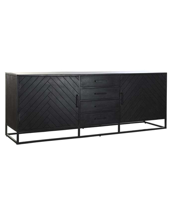 BUFFET MANGO METAL 210X45X75 NEGRO