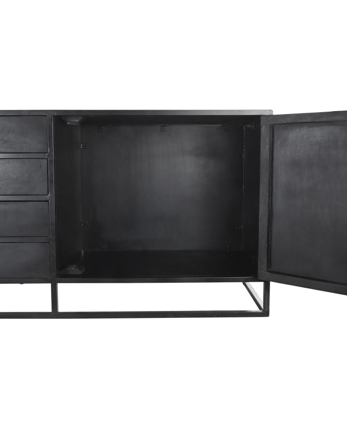 BUFFET MANGO METAL 210X45X75 NEGRO